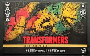TRANSFORMERS POWER OF THE PRIMES DINOBOT G2 SNARL & SLUG 2-PACK ROBOT SET MISP - Picture 1 of 14