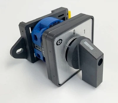 20A Rotary Cam Switch DIN Mount ON-OFF 2 Position 1 Pole 4 Terminals LW26-20/1 - Image 1 of 4