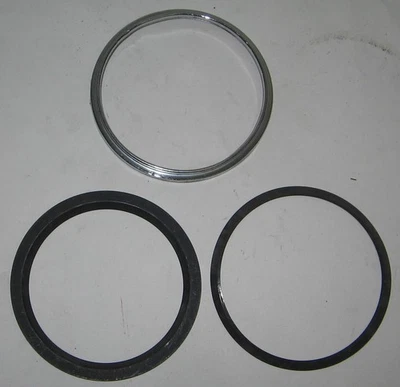 1969 - 1970? Lote 69 peças usadas moldura interna/anel velocímetro Volkswagen Beetle - Imagem 1 de 4