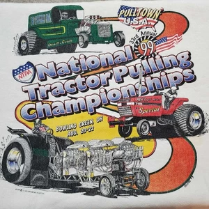 Vintage 90’s Tractor Pulling Championship Crewneck Sweater RARE L Bowling Green - Picture 1 of 17
