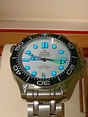 Omega Seamaster SMP Diver 1000M White Ceramic Black Bezel Steel Bracelet Watch - Image 1 of 4
