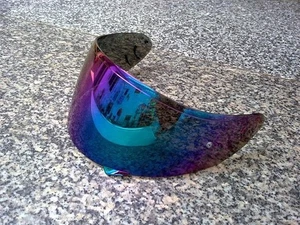 Blue Shield Visor for Shoei CW-1 X12 RF-1100 XR-1100 X-SPIRIT2 X-12 Qwest TZ-X - Picture 1 of 10
