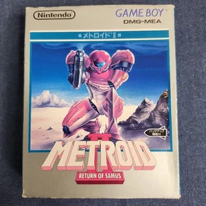 Metroid II Return of Samus Game Boy Cartridge with Box and Manual - Picture 1 of 12