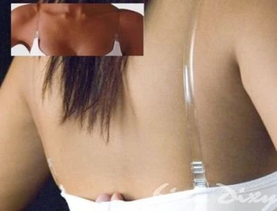 Transparente BH-Träger 1 Paar 15 mm - Bild 1 von 4