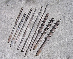 Mixed 9 Pcs Antique Vintage Wood Auger Bits Drill Bits & Tools - Collectable - Picture 1 of 5