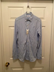 NWT Southern Tide Men's Button Front Light Blue Trim Fit Polo Knit Shirt Small - Picture 1 of 3