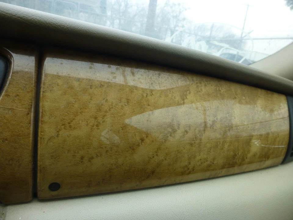 2001 2002 2003 2004 2006 2007 2008 Jaguar X-Type bolsa de pasajeros moldura de madera Foto 1 de 1