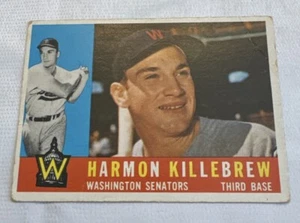 1960 Topps Harmon Killebrew #210 Washington Senators - Z3 - Picture 1 of 8
