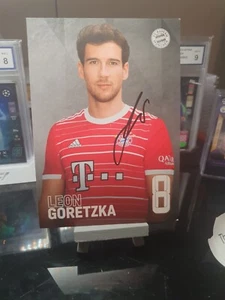 Original Leon Goretzka - FC Bayern Munich autograph card - Foto 1 di 1
