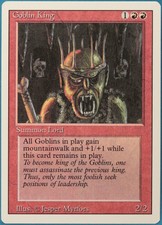 Goblin King Revised NM Red Rare MAGIC THE GATHERING CARD (ID# 244297) ABUGames