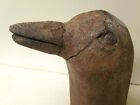 Rare Primitive Unknown Bird / Animal  Head  Sculpture Decoy