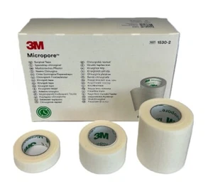 3M - Micropore Surgical Tape - Medical Quality, Microporous Eyelash Tape, 1.25cm - Picture 1 of 1