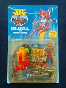 Figura de acción Sky Commanders Rollerball 1987 vintage con General Summit rara - Imagen 1 de 4
