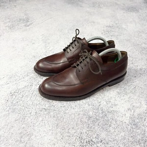 Derby Fratelli Rossetti Italy uomo pelle marrone punta spaccata US8 UK7 EU41 26 cm - Foto 1 di 17