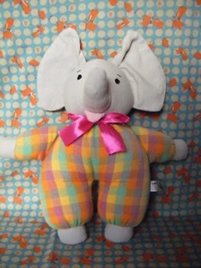LANKA KADE ELEPHANT SOFT TOY GREY COMFORTER DOUDOU 13" APPROX (B74) - Picture 1 of 4
