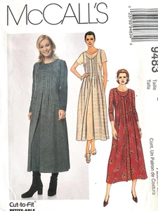 1990's McCall's Misses' Dress,Overdress Pattern 9483 Size 18-22 UNCUT - Picture 1 of 2