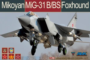 AMK 88008 escala 1/48 Fox Hound Mikoyan Mig-31b/bs kit modelo de avión 2019 nuevo - Imagen 1 de 4