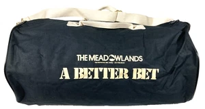 Vintage 1987 Meadowlands Horse Racing Track Duffle Money Bag 23"x12" New Jersey - Picture 1 of 8