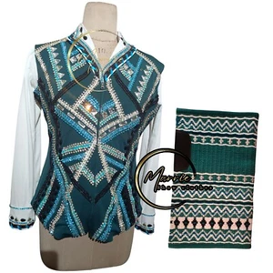 western show vest and  western show saddle pad, Horsemanship Shirt For show - Picture 1 of 7