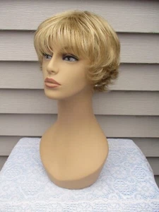 Rene of Paris Wig TYLER Color CREAMY TOFFEE Blonde Short Style ~ MODIFIED BANGS - Picture 1 of 9
