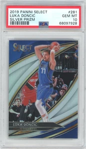 PSA 10 Select Luka Doncic Courtside Silver Prizm 2019 Panini 2nd Year Sophomore - Picture 1 of 2