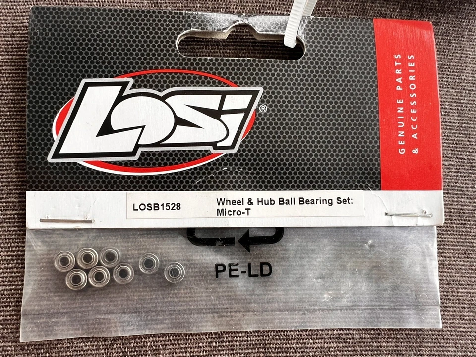 LOSB1528 Losi Micro T  Wheel And Hub Ball Bearing Set / Set Cuscinetti - Image 1 of 2