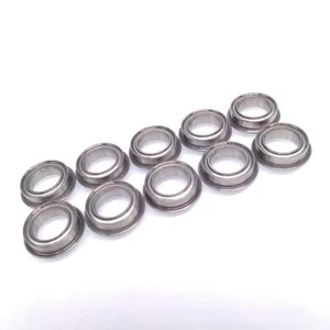 10 x MF128zz Mini Metal Double Shielded Flanged Ball Bearings (8mm*12mm*3.5mm) - Picture 1 of 4
