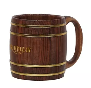 Final Fantasy XIV FF14 FF Official Wooden Barrel Mug Cup SQUARE ENIX from JPN - Bild 1 von 2