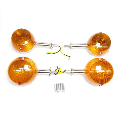 Señal de giro de guiño #2 Yamaha RS100 RS125 LS3 AS2 AS3 YL2 L2 YG5 FS1 YAS1 YA7 4 piezas Foto 1 de 4