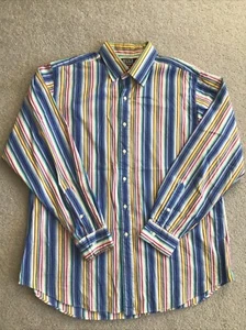 Polo Ralph Lauren chemise multicolore rayée curham boutonnée coupe classique homme XL - Photo 1/6