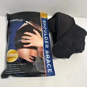 SupTrust Schulterbandage verstellbare Schulterbandage. Cold Hot Pack Pocket. - Bild 1 von 5
