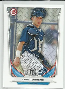 Luis Torrens NY Yankees 2014 Bowman Draft Top Prospect - Picture 1 of 2