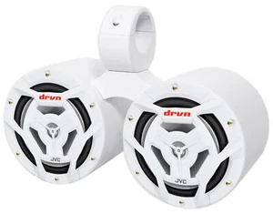 JVC CS-DR6201MW Dual 6.5" 300 Watt 2-Way Marine Wakeboard Tower Speakers - Picture 1 of 11
