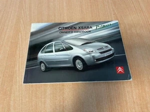 GENUINE CITROEN XSARA PICASSO OWNERS MANUAL HANDBOOK GUIDE - Picture 1 of 3