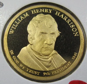 Dólar de oro presidencial William Harrison 2009-S prueba (#226LM) - Imagen 1 de 2