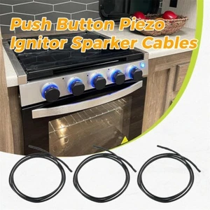3 x Piezo Ignition Wires Fit Atwood Wedgewood 3 Burners 17-22" Wide RV Stoves - Picture 1 of 7