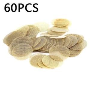 60pcs 0.75 Inch 3/4 Brass Tobacco Smoking Pipe Bowl Filter For Wood Or Glass - Foto 1 di 6