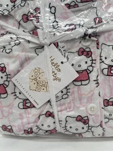 Pottery Barn Pajamas Teen Hello Kitty Flannel PJs Sz L New Open Pkg - Picture 1 of 3