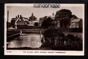 Great Bowden, escena del pueblo - cerca de Market Harborough - fotográfica real p/tarjeta - Imagen 1 de 1