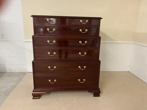 BAKER CHEST ON CHEST ON CHEST MAHOGANY Cover
