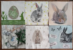 Servietten für Serviettentechnik,Konvolut 33x33 cm/Nr.2 OSTERN/FRÜHLING - Bild 1 von 1