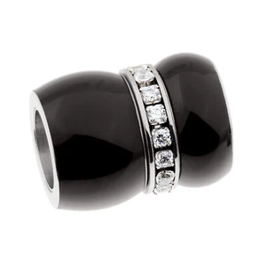 Ernstes Design Edvita Anhänger AN267 WH Zirkonia Edelstahl Keramik Wechselhülse - Bild 1 von 3