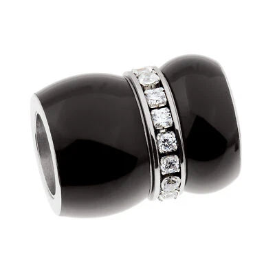 Ernstes Design Edvita Anhänger AN267 WH Zirkonia Edelstahl Keramik Wechselhülse - Bild 1 von 3