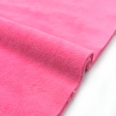 Solid Color Short Plush Velvet Fabric Polyester Material Super Soft Diy Handmade - Image 1 of 4