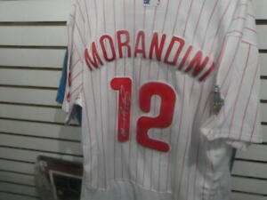Mickey Morandini Philadelphia Phillies signed replica  jersey COA