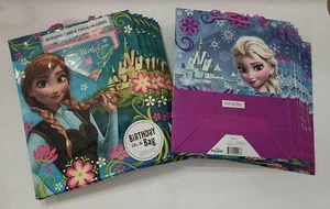 Lot of 20 Hallmark Disney Frozen Gift Bags card & tissue Elsa Anna Wholesale - Picture 1 of 12