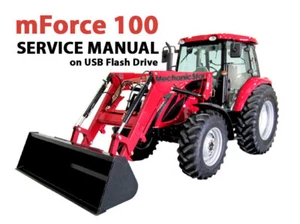 Mahindra mForce 100S 100P Tractor Operator + Service Manual (USB) - Picture 1 of 3