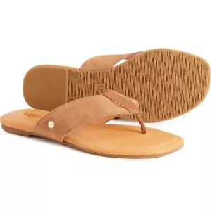 UGG Carey Flip-Flops For Women, Chestnut (Size 10) Brand New with Box - Picture 1 of 5