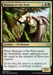 *MRM* ENG Shamane de la meute (Shaman of the Pack) MTG Eternal master - Imagen 1 de 1