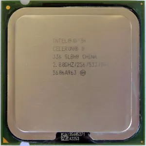 Intel Celeron D 336 CPU 256K Cache / 2.8 GHz / 533 MHz FSB Processor SL8H9 - Picture 1 of 3